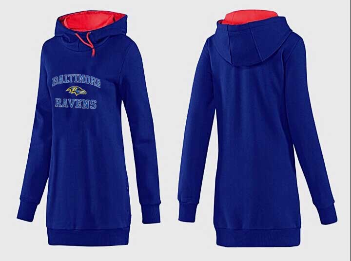 Baltimore Ravens Nike Womens All Time Performance Blue Color Hoodie 
