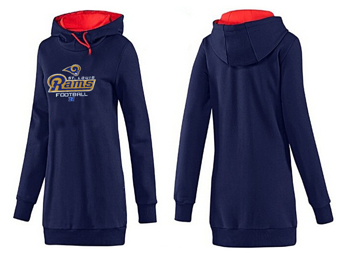 St. Louis Rams Nike Womens All Time Performance Hoodie D.Blue