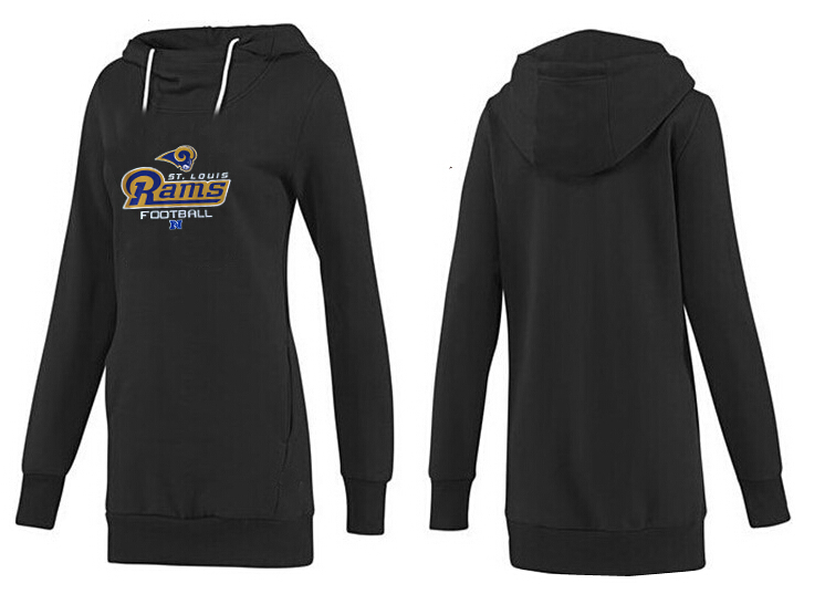 Nike St. Louis Rams Womens All Time Performance Hoodie -Black