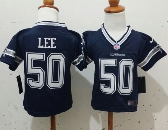 NFL Dallas Cowboys #50 Lee Blue Youth Jersey 2-5Y