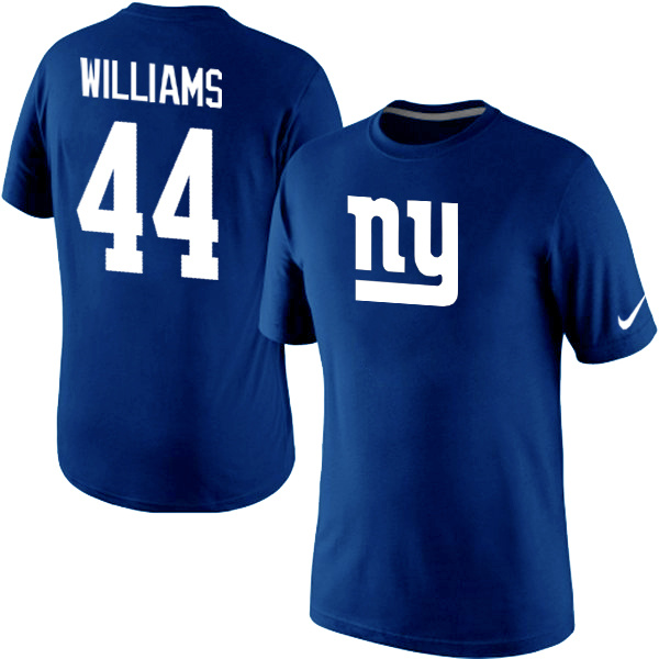 Nike New York Giants Andre Williams Name & Number T-Shirt 2