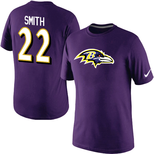 Baltimore Ravens Jimmy Smith Nike Player Name & Number T-Shirt  Purple 