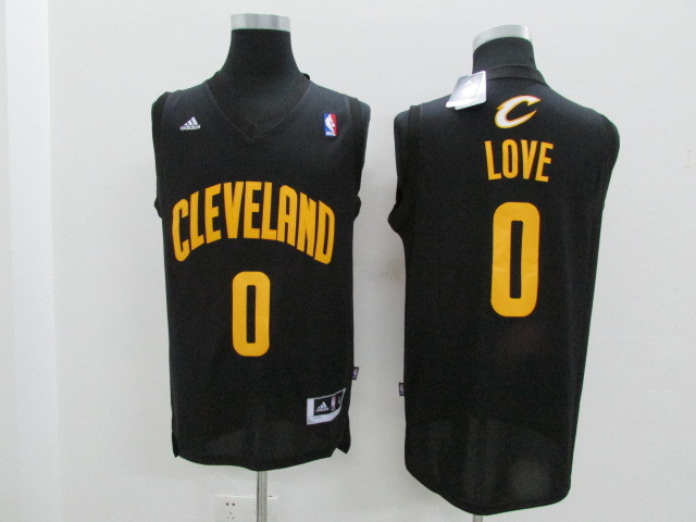 NBA Cleveland Cavaliers #0 Love Black Fashion Jersey