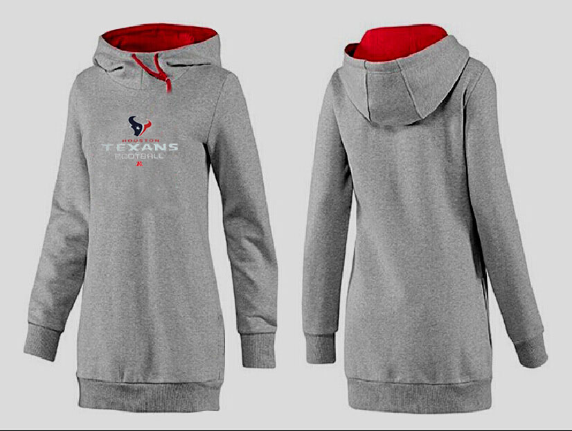 Nike Houston Texans Womens All Time Performance Hoodie--Grey Color