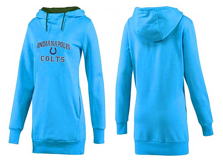 Nike Indianapolis Colts Womens All Time Performance Blue Hoodie