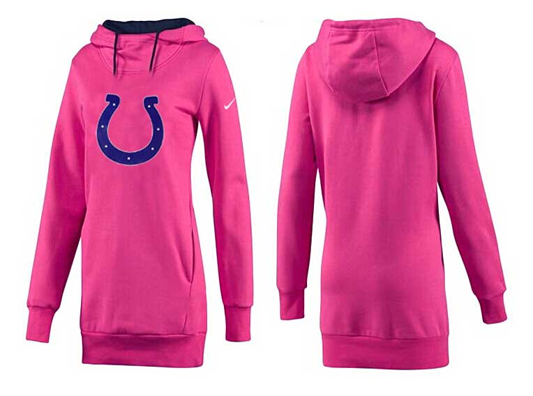 Nike Indianapolis Colts Womens All Time Performance Hoodie--Peach
