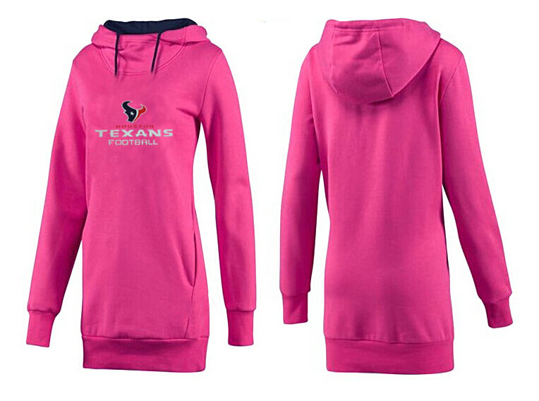 Houston Texans Nike Womens All Time Performance Hoodie Peach Color