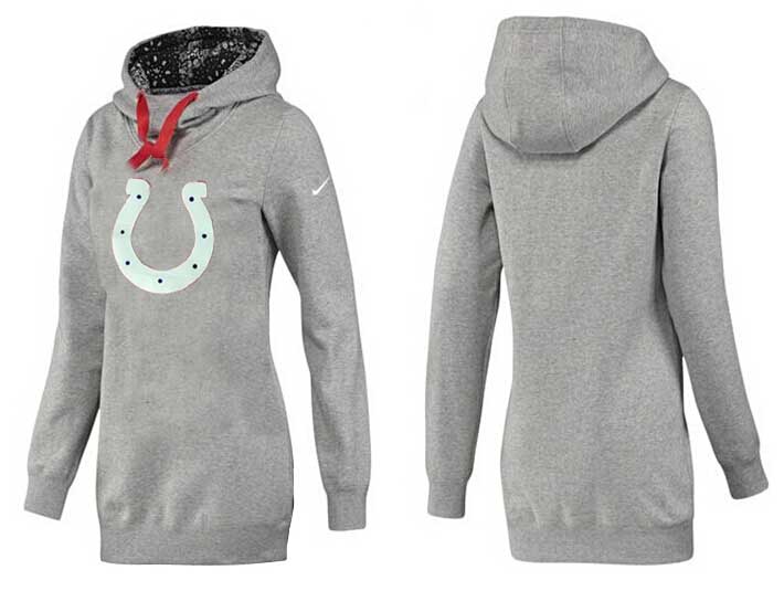 Nike Indianapolis Colts Womens All Time Performance Hoodie--Grey