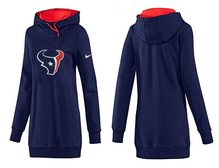 Houston Texans Nike Womens All Time Performance Hoodie D.Blue Color