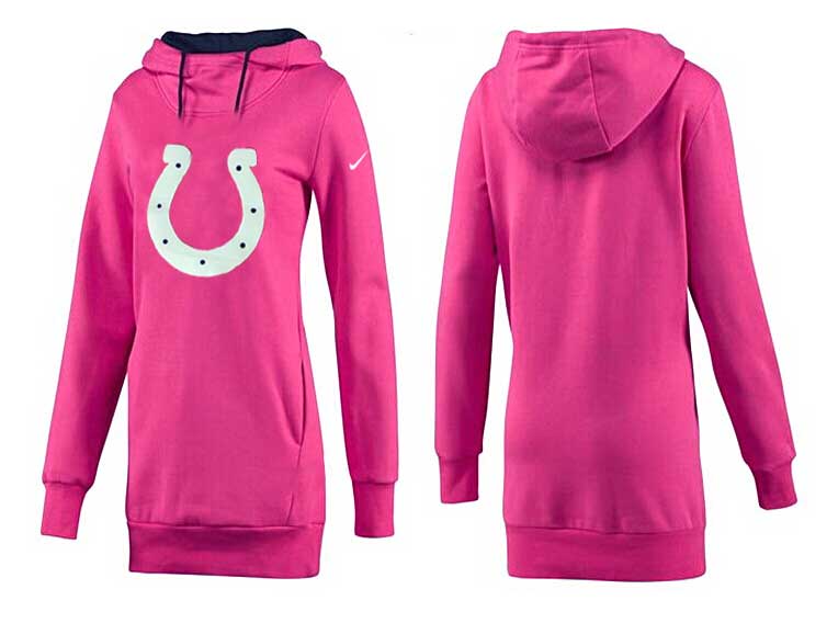 Nike Indianapolis Colts Womens All Time Performance Peach Hoodie