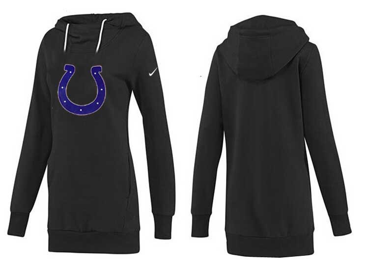 Nike Indianapolis Colts Womens All Time Performance Hoodie-Black Color