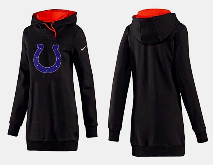 Nike Indianapolis Colts Womens All Time Performance Hoodie-Black