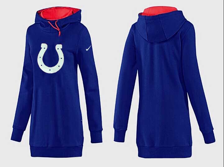 Nike Indianapolis Colts Womens All Time Performance Hoodie--Blue Color