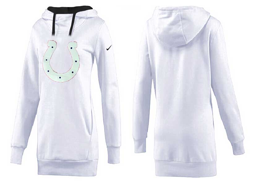 Nike Indianapolis Colts Womens All Time Performance Hoodie White