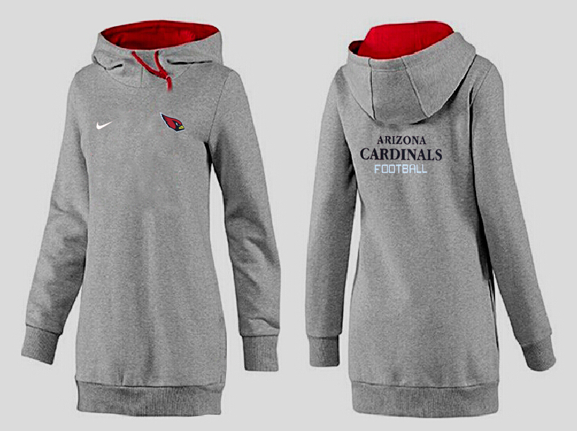 Arizona Cardinals Nike Womens All Time Performance Hoodie Grey Color