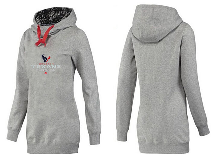 Nike Houston Texans Womens All Time Performance Hoodie Grey Color