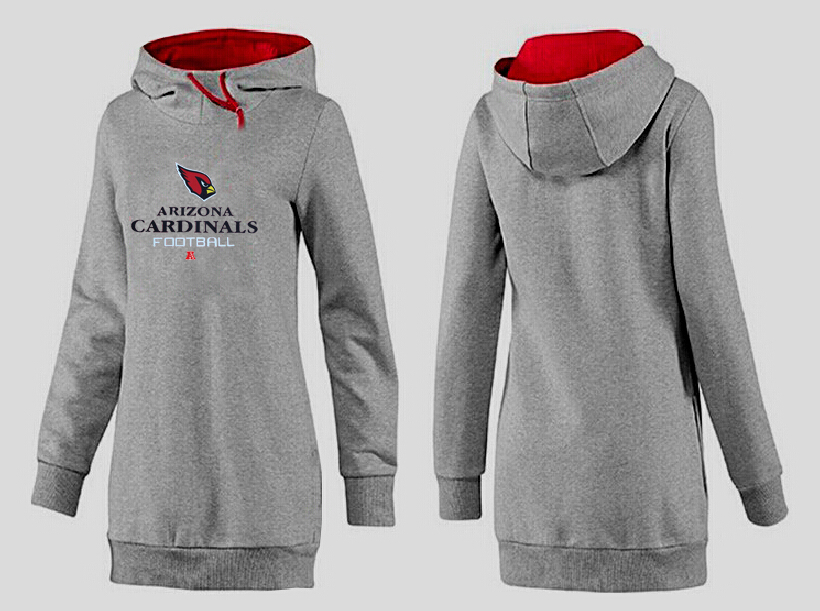 Arizona Cardinals Nike Womens All Time Performance Hoodie--Grey