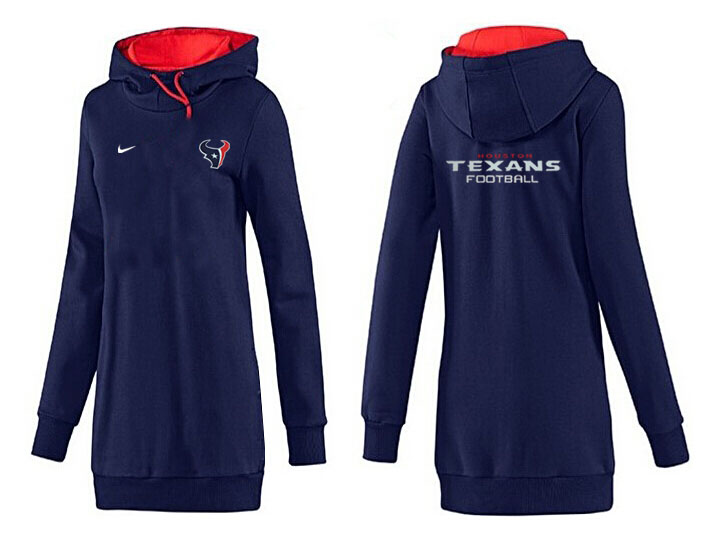Houston Texans Nike Womens All Time Performance Hoodie-D.Blue