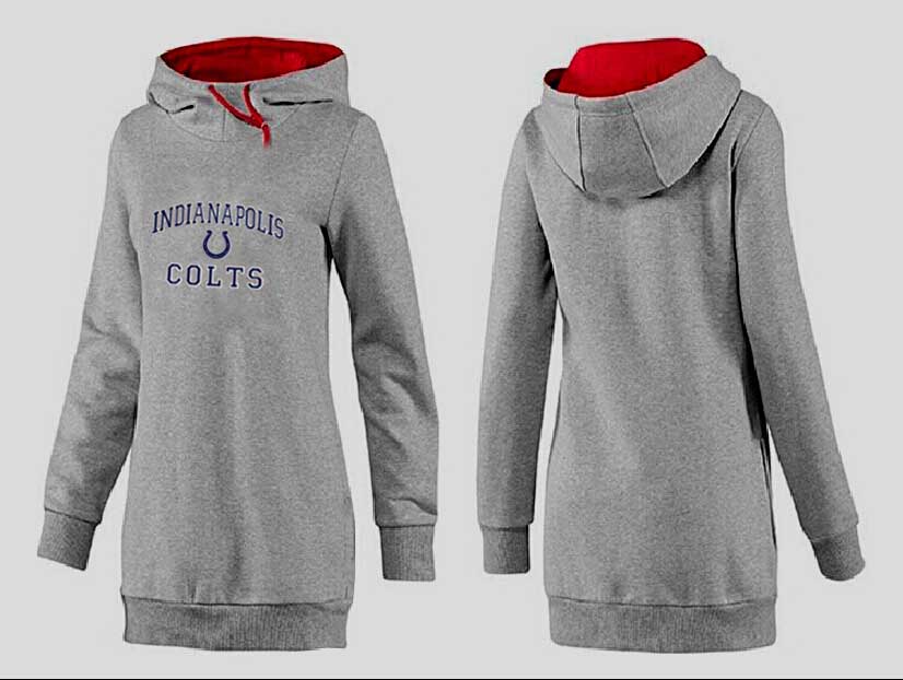 Nike Indianapolis Colts Womens All Time Performance Hoodie--Grey Color