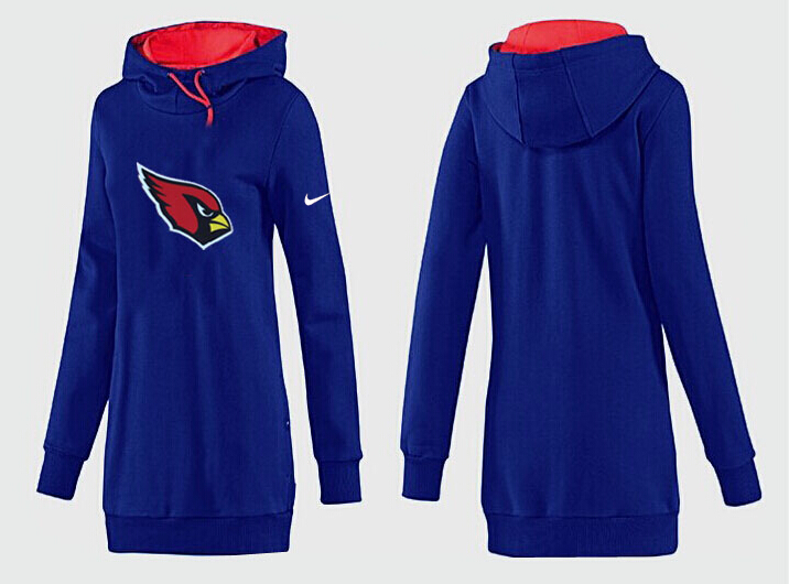 Nike Arizona Cardinals Womens All Time Performance Blue Color Hoodie