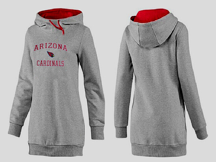 Arizona Cardinals Nike Womens All Time Performance Grey Hoodie
