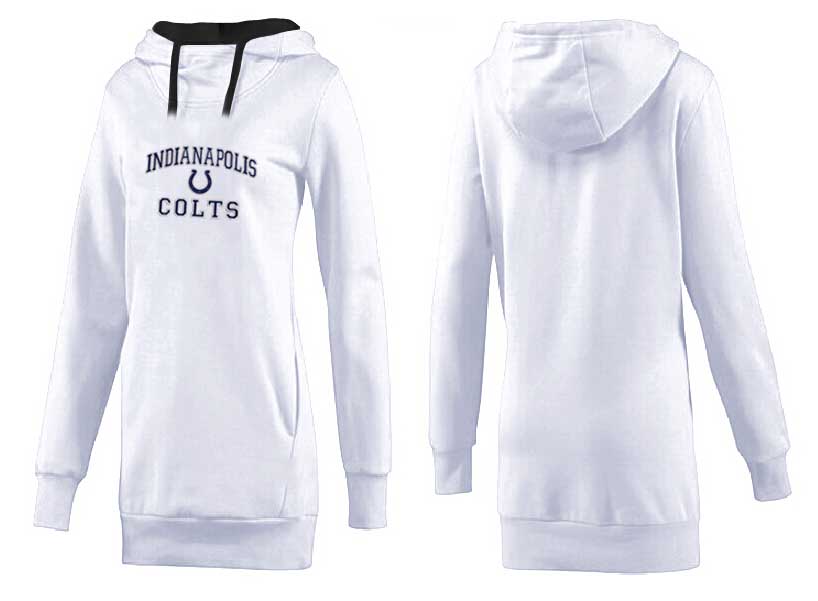 Nike Indianapolis Colts Womens All Time Performance White Hoodie