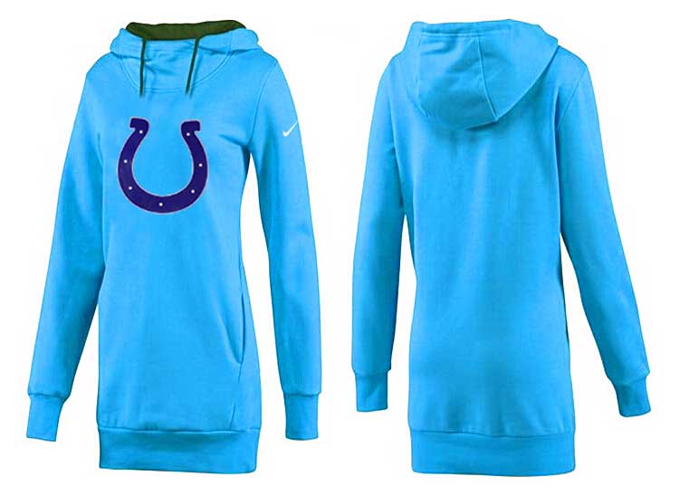 Nike Indianapolis Colts Womens All Time Performance Blue Color Hoodie