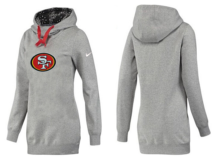 Nike San Francisco 49ers Womens All Time Performance Grey Color Hoodie