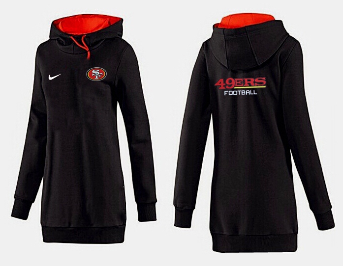 San Francisco 49ers Nike Womens All Time Performance Hoodie Black