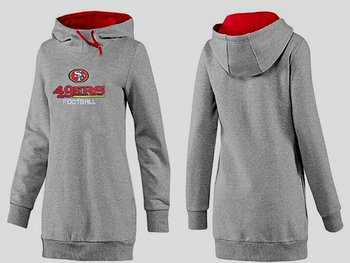 Nike San Francisco 49ers Womens All Time Performance Hoodie--Grey