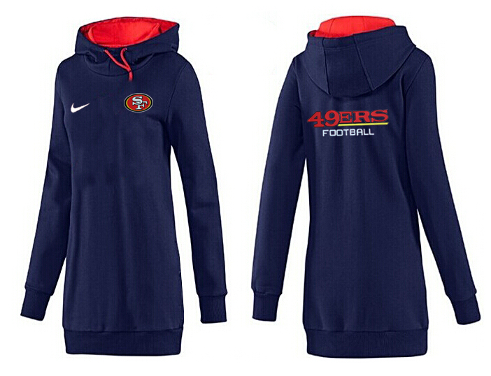 Nike San Francisco 49ers Womens All Time Performance Hoodie--D.Blue