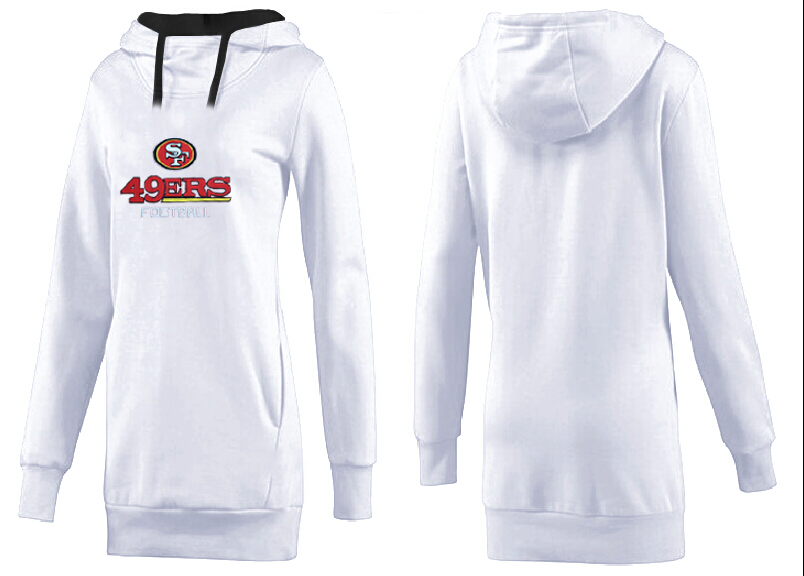 San Francisco 49ers Nike Womens All Time Performance Hoodie White