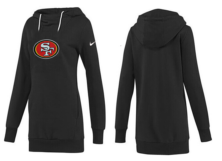 Nike San Francisco 49ers Womens All Time Performance Black Color Hoodie