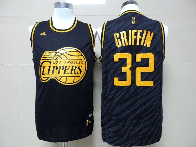 NBA Los Angeles Clippers #32 Griffin Black Fashion Jersey