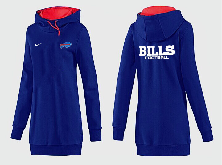 Nike Buffalo Bills Womens All Time Performance Hoodie-Blue