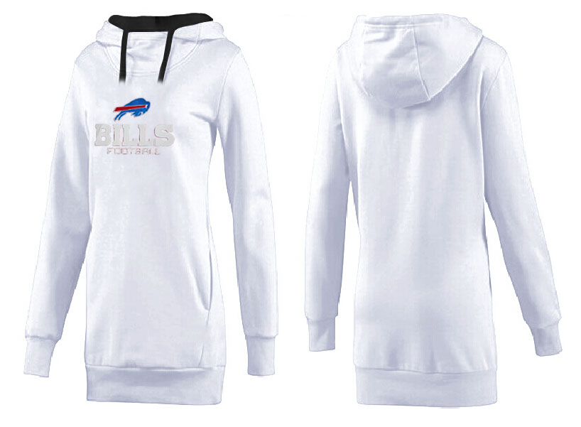 Buffalo Bills Nike Womens All Time Performance Hoodie White Color