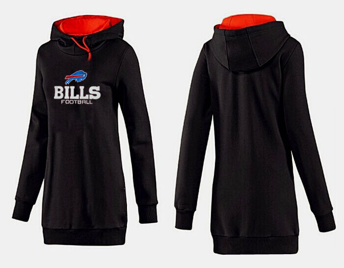 Nike Buffalo Bills Womens All Time Performance Hoodie-Black Color