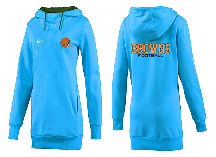 Nike Cleveland Browns Womens All Time Performance Hoodie--L.Blue
