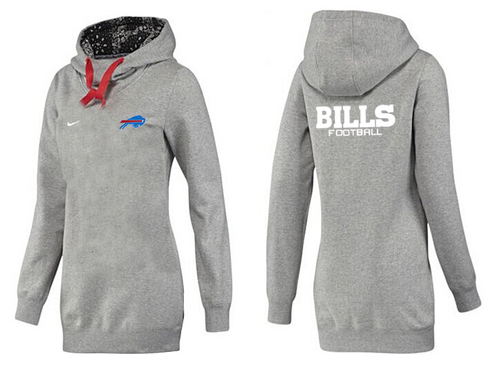 Nike Buffalo Bills Womens All Time Performance Hoodie Grey