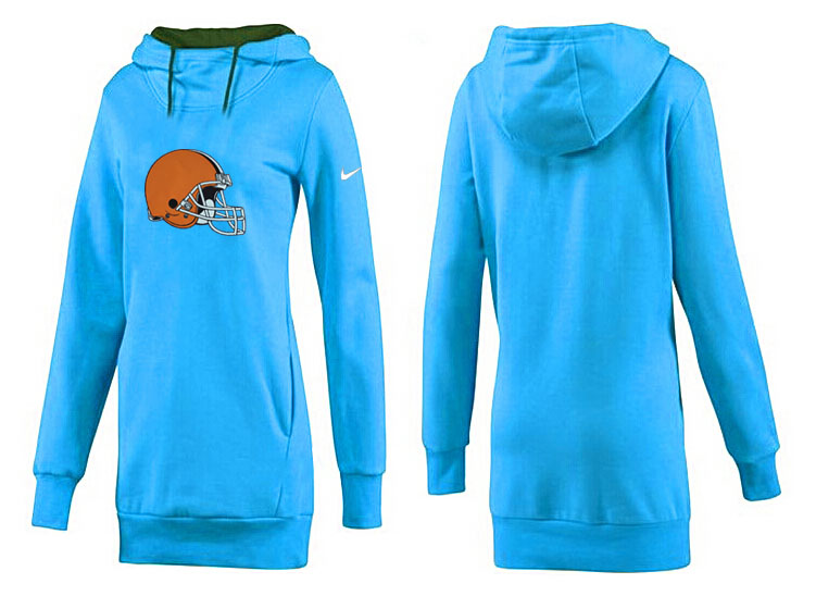 Nike Cleveland Browns Womens All Time Performance Hoodie--L.Blue Color