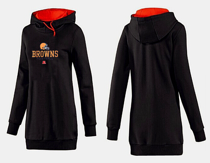 Cleveland Browns Nike Womens All Time Performance Hoodie-Black