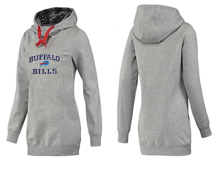 Buffalo Bills Nike Womens All Time Performance Hoodie---Grey Color