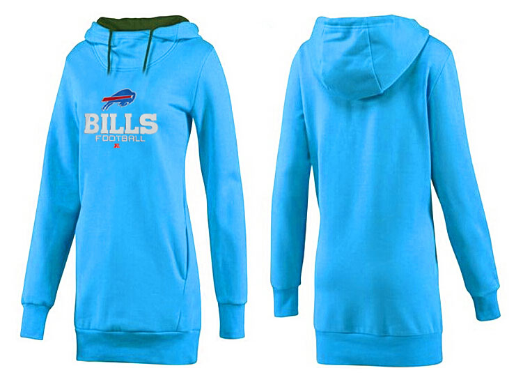 Buffalo Bills Nike Womens All Time Performance Hoodie-L.Blue