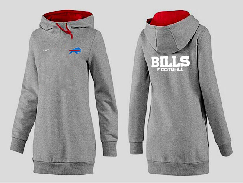 Nike Buffalo Bills Womens All Time Performance Hoodie--Grey