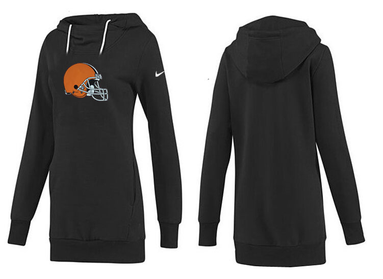 Cleveland Browns Nike Womens All Time Performance Hoodie--Black Color