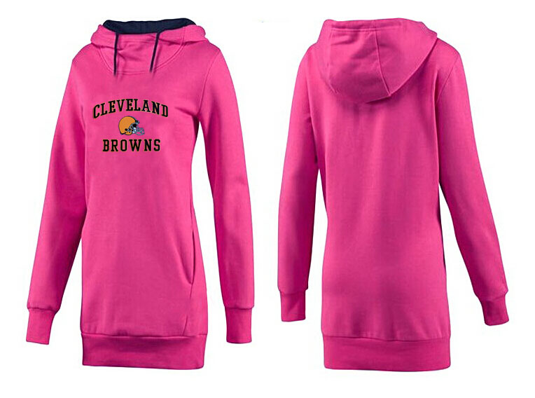 Nike Cleveland Browns Womens All Time Performance Hoodie--Peach Color