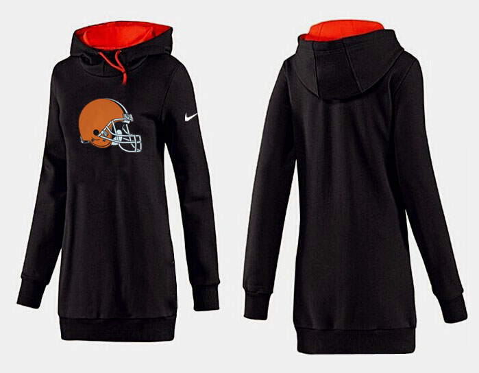 Cleveland Browns Nike Womens All Time Performance Hoodie--Black