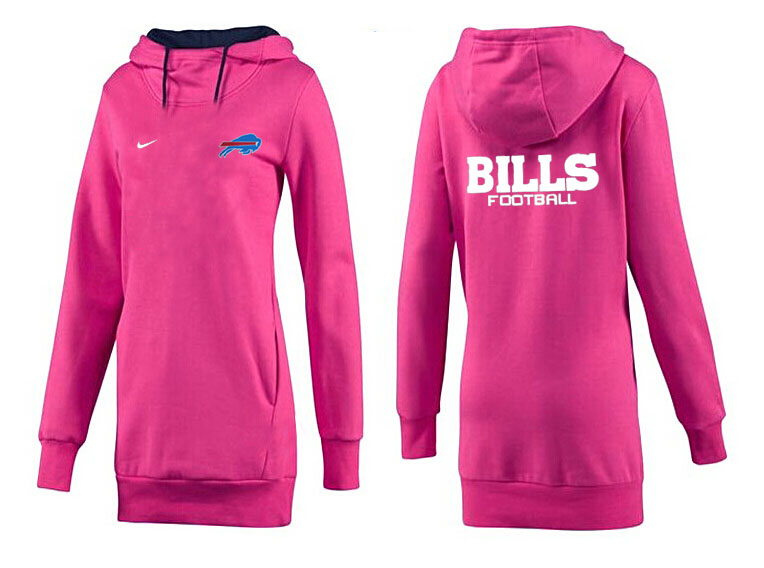 Buffalo Bills Nike Womens All Time Performance Hoodie-Peach Color