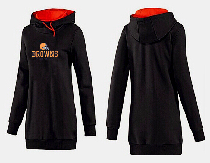 Nike Cleveland Browns Womens All Time Performance Hoodie--Black