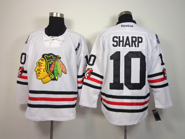 NHL Chicago Blackhawks #10 Sharp White Jersey